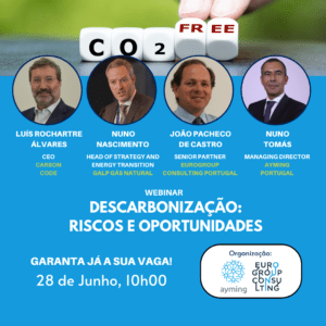 Descarbonização webinar ayming eurogroup